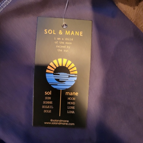 NWT Sol and Mane Mudra Full Leggings Charcoal Size Small - Picture 9 of 9